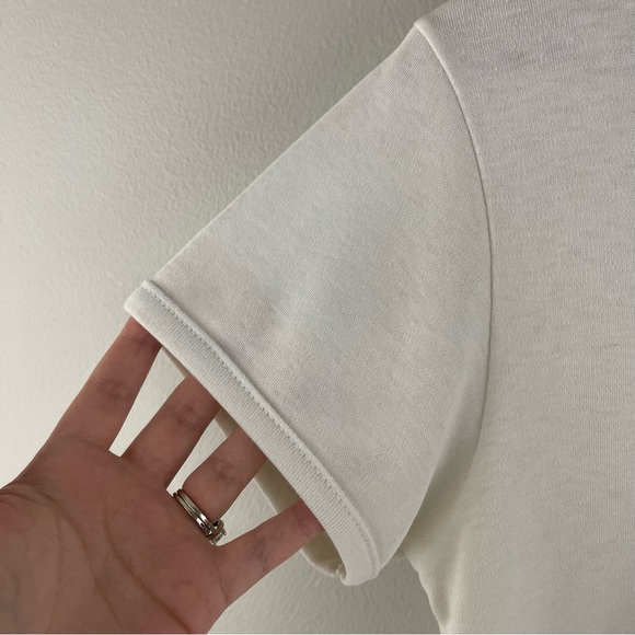 !SOLD! Hanes Designer Tee Vintage 90’s White Hawaii Rose Graphic Destination Tee - Picture 3 of 9